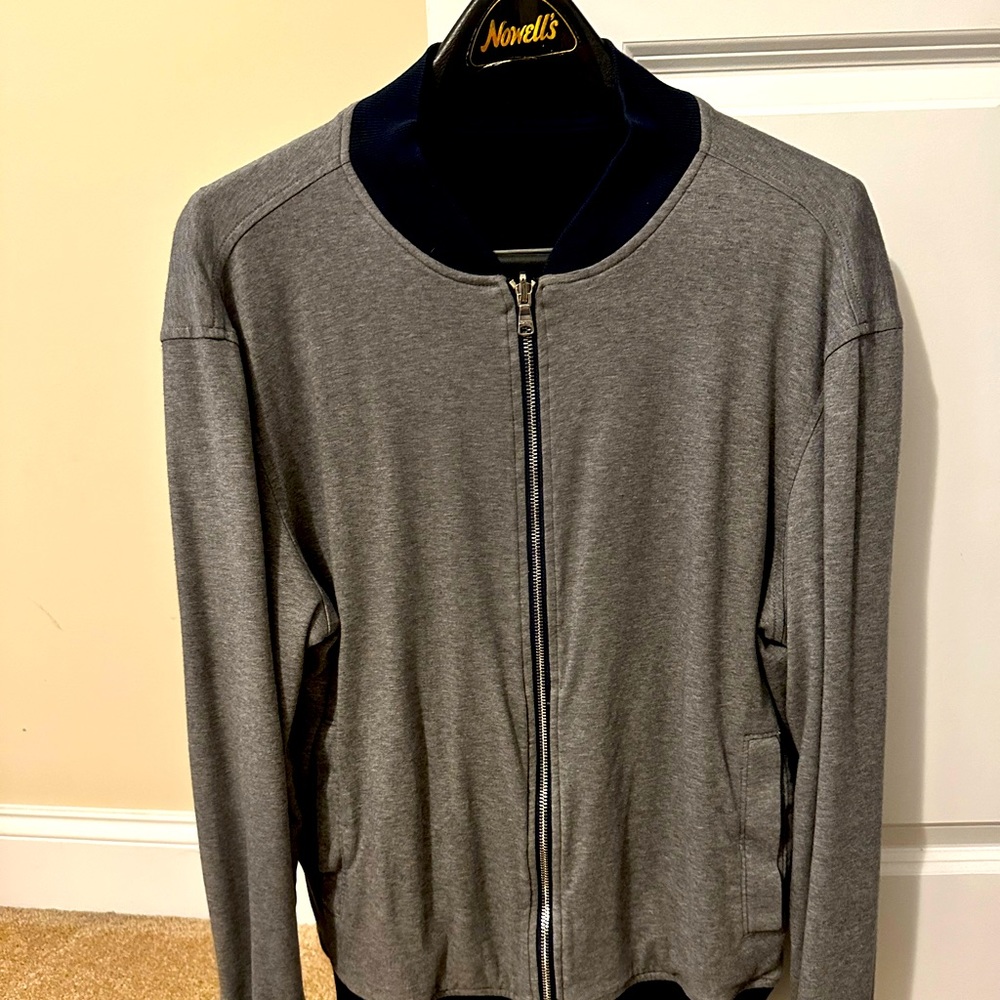 Banana Republic reversible bomber jacket